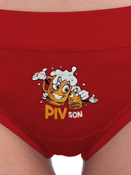 Pivson dámské kalhotky Red Mal