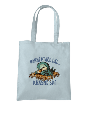 Ranní ptáče spí taška Pastel Blue