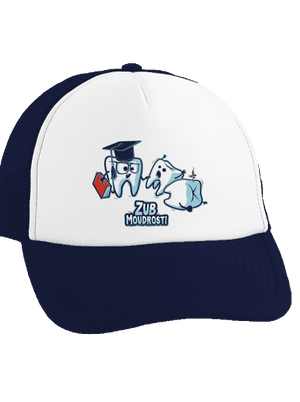 Zub moudrosti kšiltovka truckerka French Navy cap