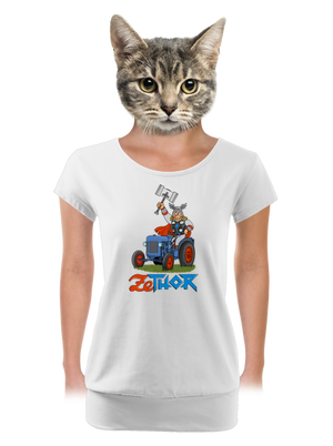 dámské tričko s lemem