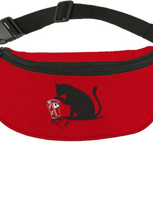 Kočka a sklenice ledvinka Red