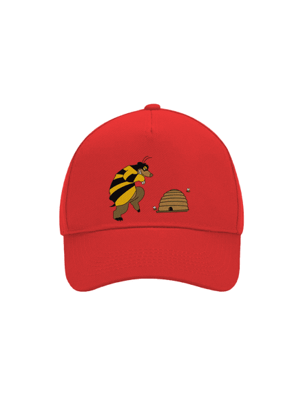 Pan včelka kšiltovka baseballka Classic Red