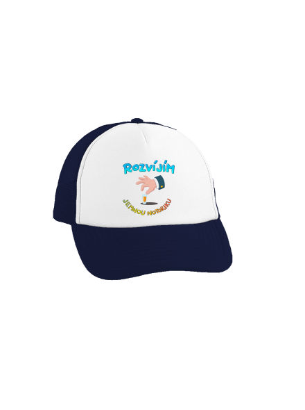 Jemná notorika kšiltovka truckerka French Navy cap