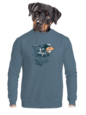 unisex mikina bez kapuce