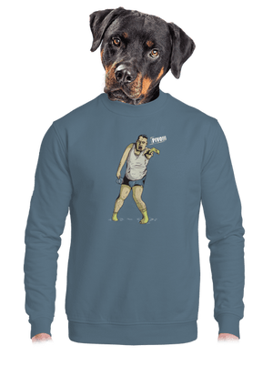 unisex mikina bez kapuce