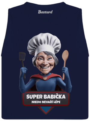 Super babička dámské tílko volné Navy
