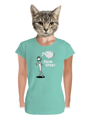 Pálím špeky dámské tričko premium Mint Mal