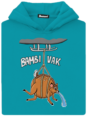 Bambi vak dětská mikina klokanka Hawaiian Blue