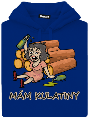 Mám kulatiny dámská mikina klokanka Royal Blue Mal