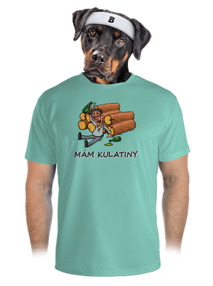 Mám kulatiny pánské sportovní tričko Mint Mal