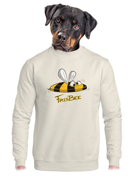 Frisbee unisex mikina bez kapuce Off White