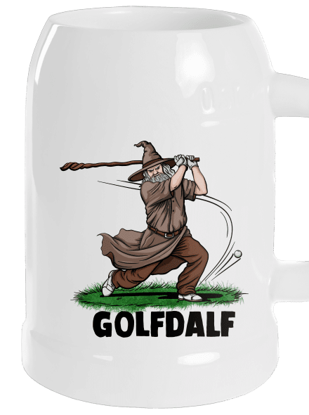 Golfdalf půllitr White