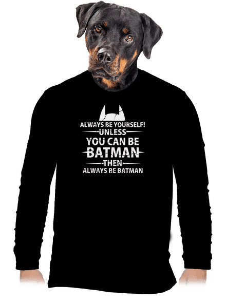 Batman pánské dlouhý rukáv Black