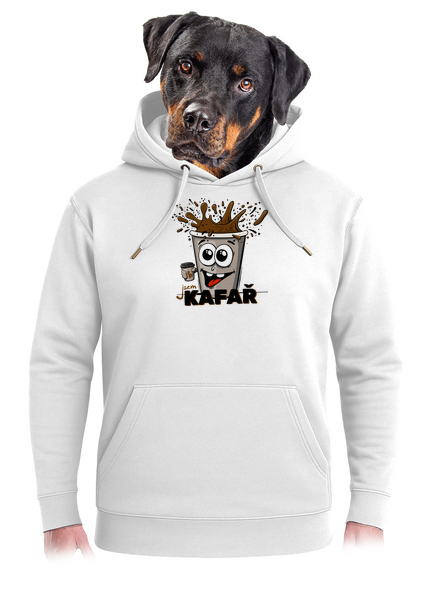 Jsem kafař unisex mikina premium Snowwhite