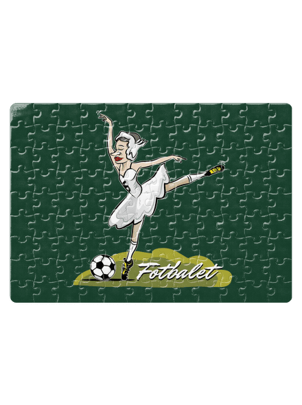 Fotbalet puzzle White