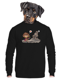 unisex mikina bez kapuce