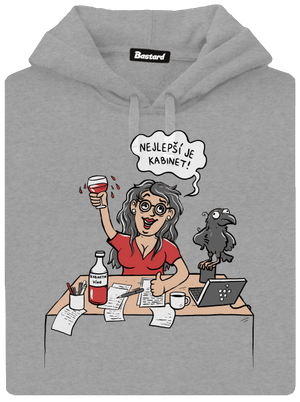 Kabinet pánská mikina klokanka Light Melange