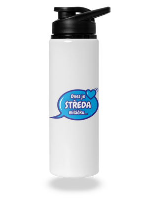 Dnes je středa lahev na vodu White