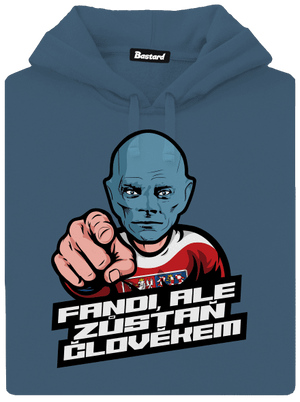 Fandi, ale zůstaň Fantomasem dámská mikina klokanka Denim