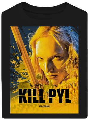 Kill pyl unisex tričko oversized Black