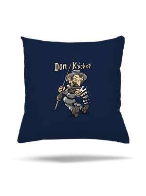 Don Kýchot polštář Dark Navy