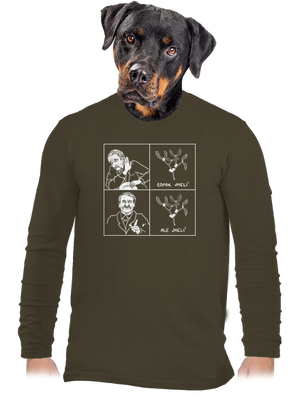 Cimrman: Copak jmelí pánské dlouhý rukáv Urban Khaki