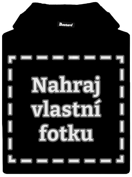Vlastní potisk pánská mikina klokanka Black