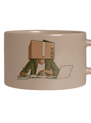 Jsem bedna hrnek makronka Brown Macaron