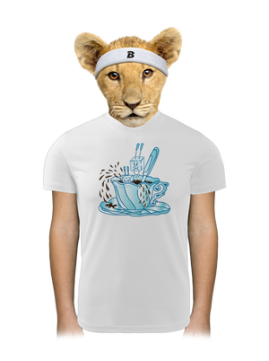 Cukroholik dětské sportovní tričko White