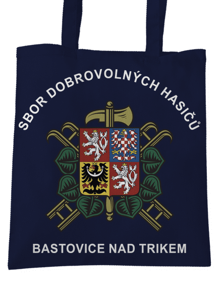 Sbor dobrovolných hasičů s vlastním erbem obce taška French Navy