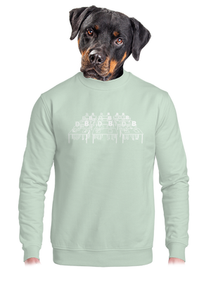 Cimrman: Debil, blbeček unisex mikina bez kapuce Blush Mint