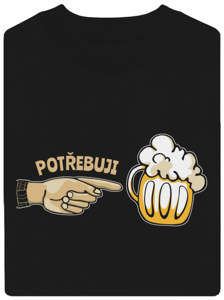 Rodinné potřeby unisex mikina bez kapuce Black
