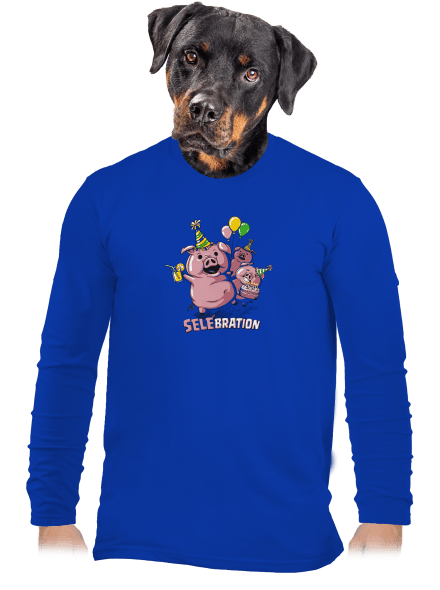Selebration pánské dlouhý rukáv Royal Blue