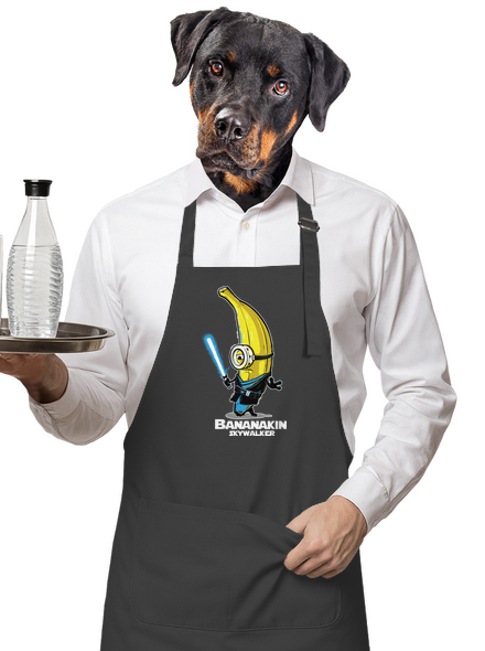 Bananakin Skywalker zástěra Dark Grey