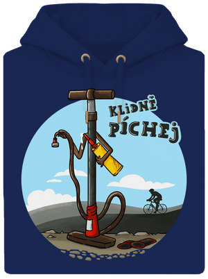 Klidně píchej unisex mikina premium Navy