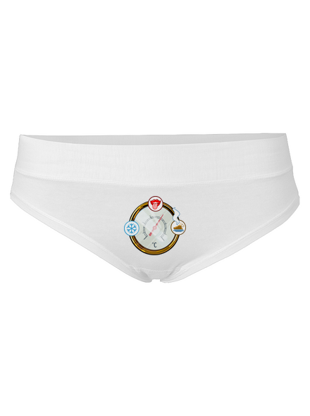 Teplota dámské kalhotky White