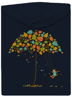 Radost z podzimu dámská mikina na zip Navy Mal