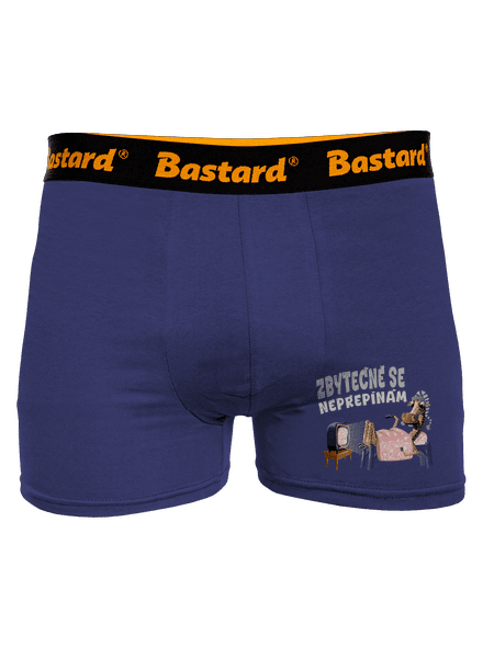 Zbytečně se nepřepínám boxerky Blue Navy