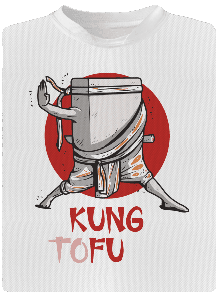 Kung Tofu dětské sportovní tričko White