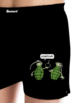 Granáty pánské trenky Black