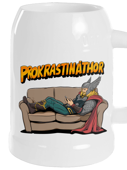Prokrastináthor půllitr White