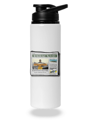 Rybářské noviny lahev na vodu White