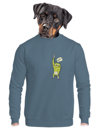 unisex mikina bez kapuce