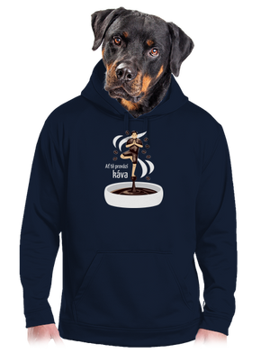 Káva provází pánská mikina klokanka Navy
