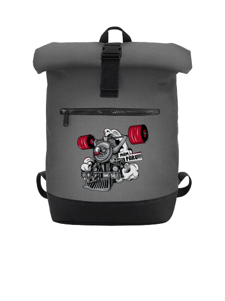 Lokomotiva batoh Grey Marl