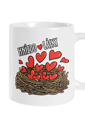 Hnízdo lásky klasický hrnek White