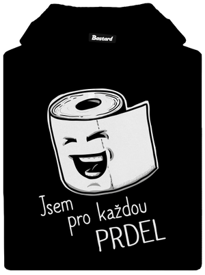 Prdel dámská mikina klokanka Black