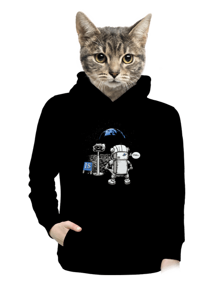 Kosmonaut dámská mikina klokanka Black
