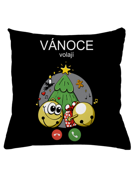 Vánoce volají polštář Black