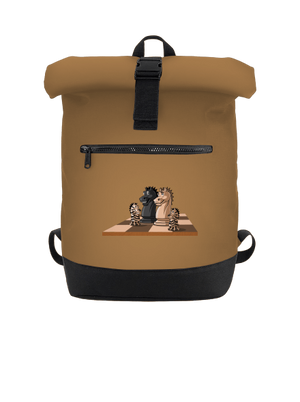 Šachová rodina batoh Caramel